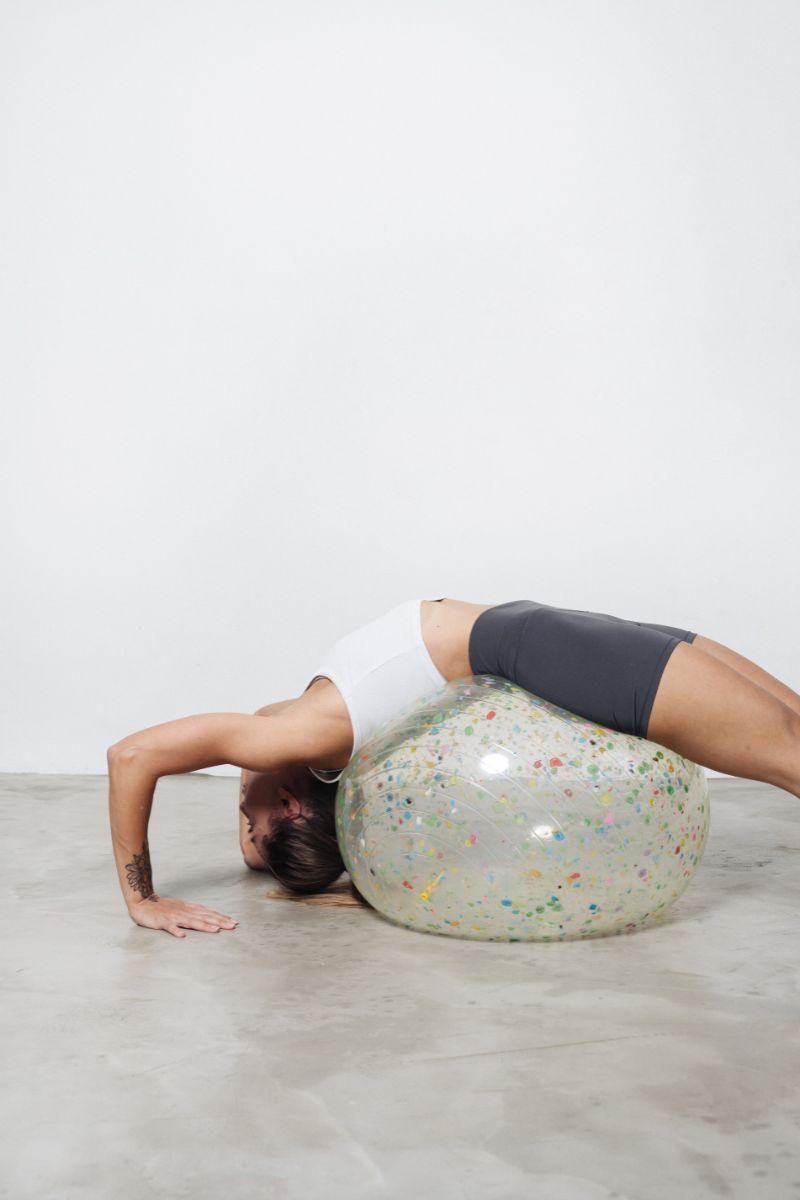 Recycled Exercise ball big tansparent - pepeandwolf